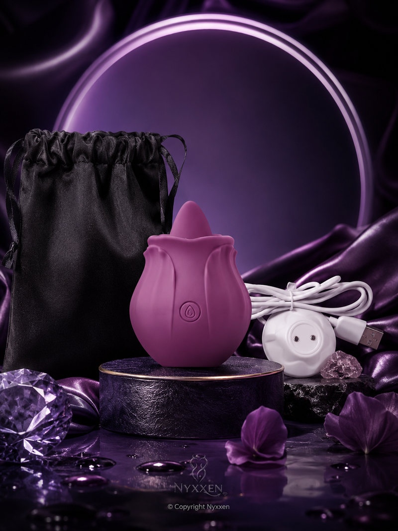 Cloud 9 Health & Wellness Flutter Oral Tongue Stimulator Plum - By Cloud 9 Novelties