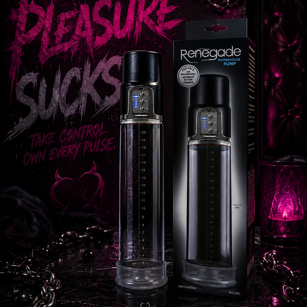 RENEGADE POWERHOUSE PUMP BLACK - By NS Novelties