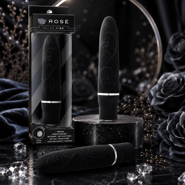 Rose Bliss Vibe Black - By Blush Novelties