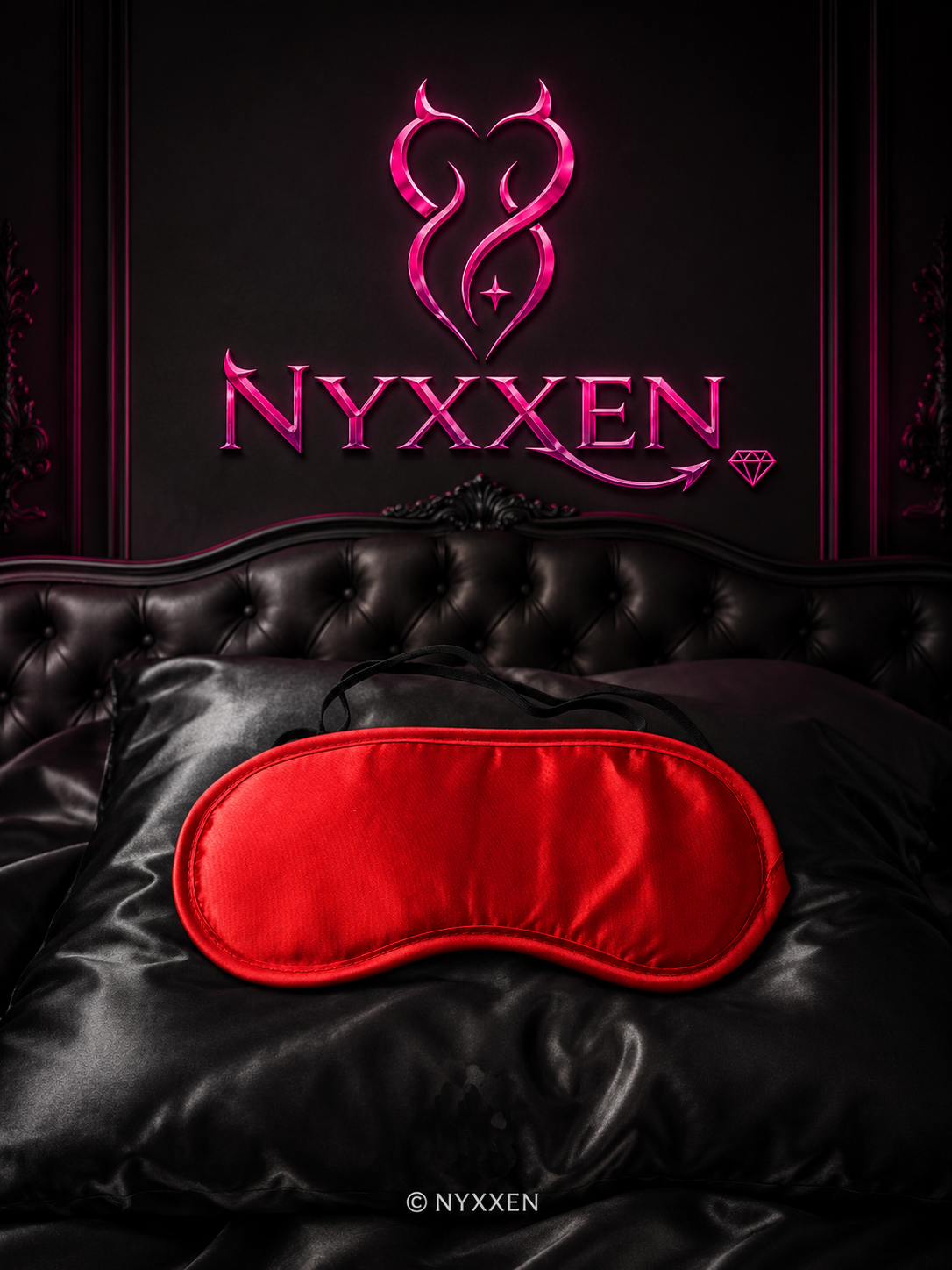 S&M Satin Red Blindfold - By Sport Sheets